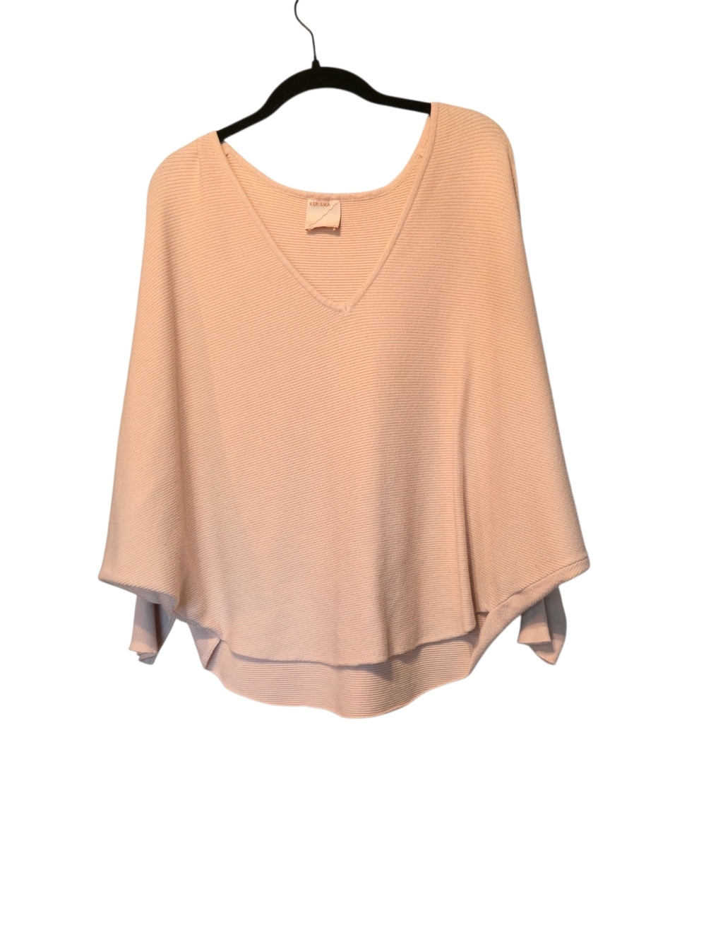 Kerisma Blush Ribbed V-Neck Tunic